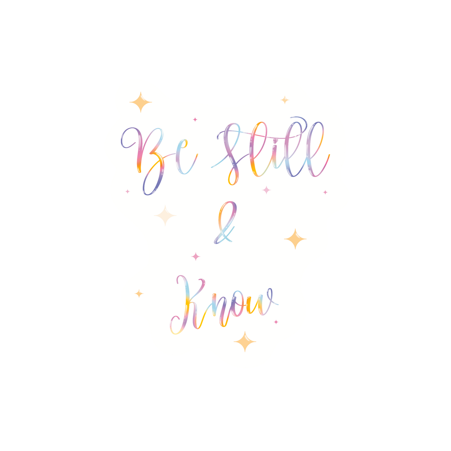 Be Still & Know Sticker