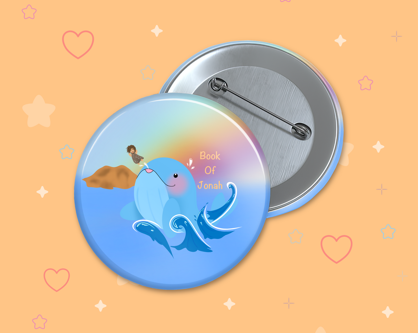 Chosen By God Button Badge