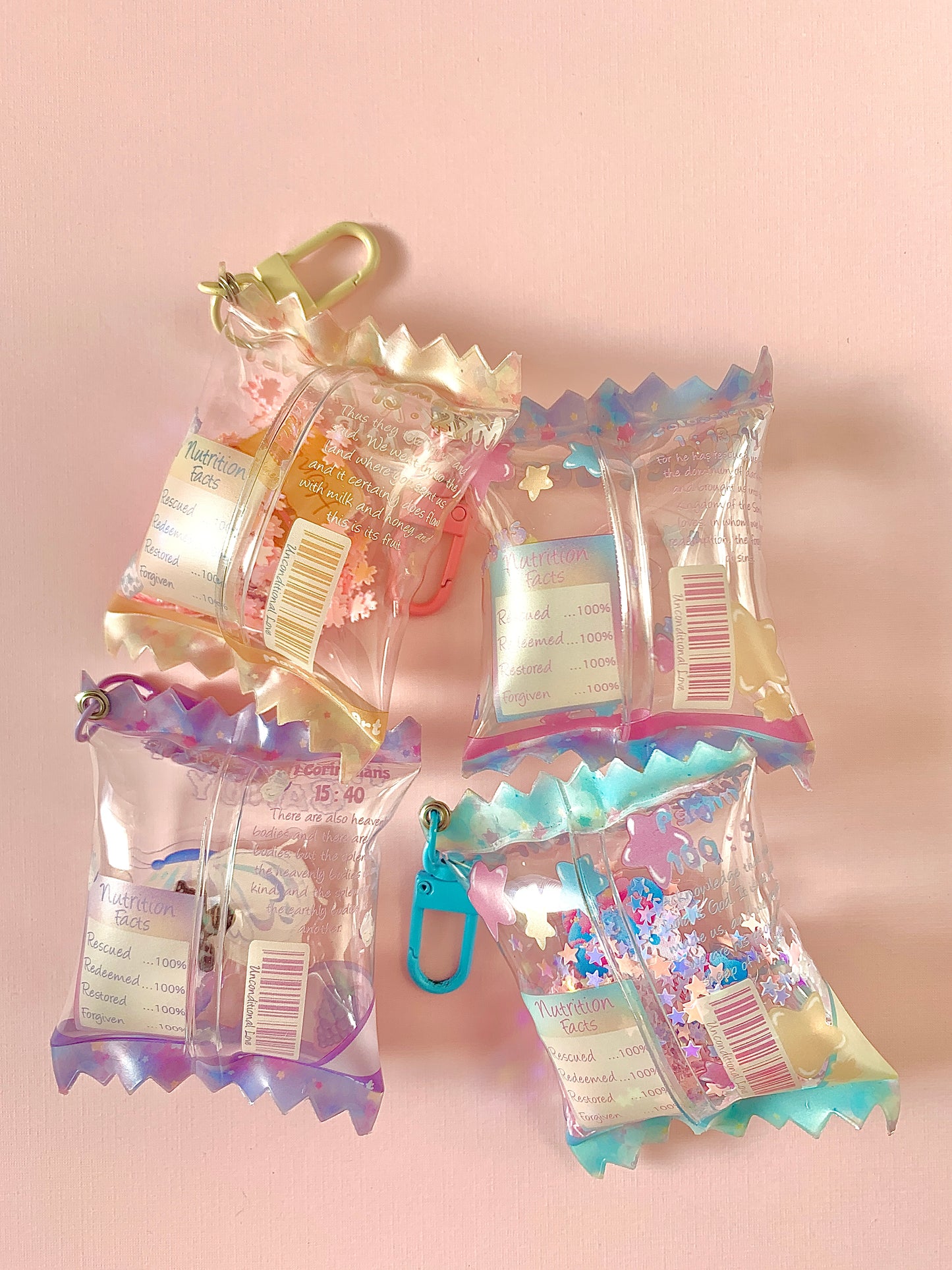 Sweet Jesus Candy Charm Keychain