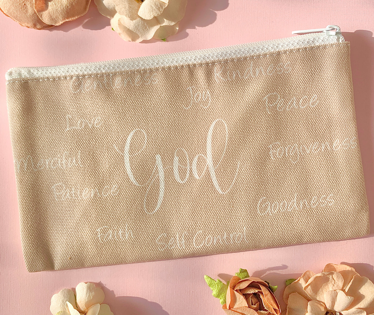 God Khaki Pencil Case/Pouch