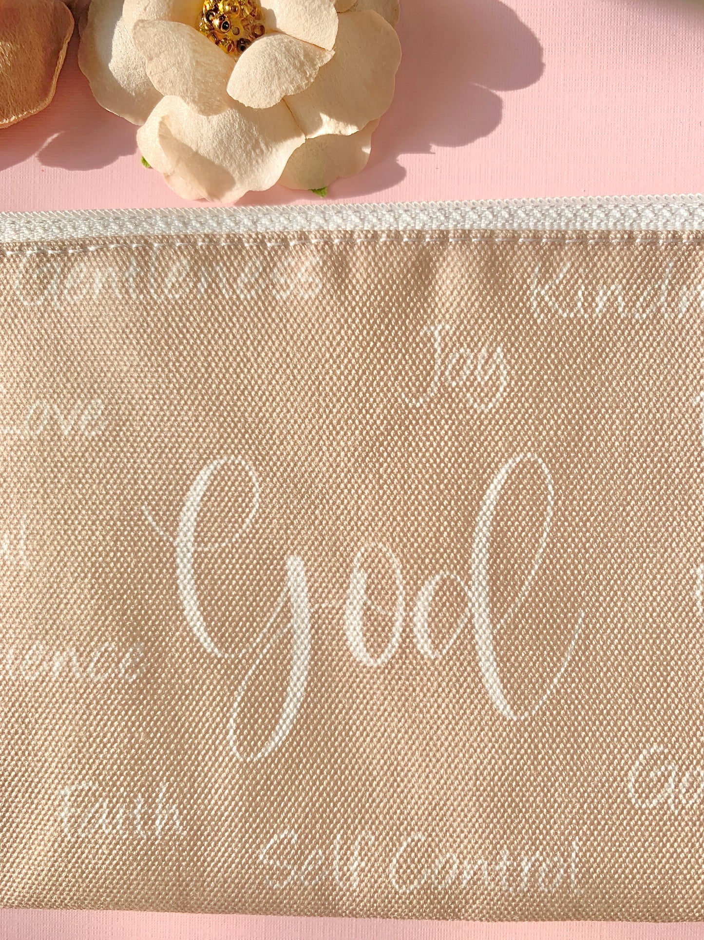 God Khaki Pencil Case/Pouch