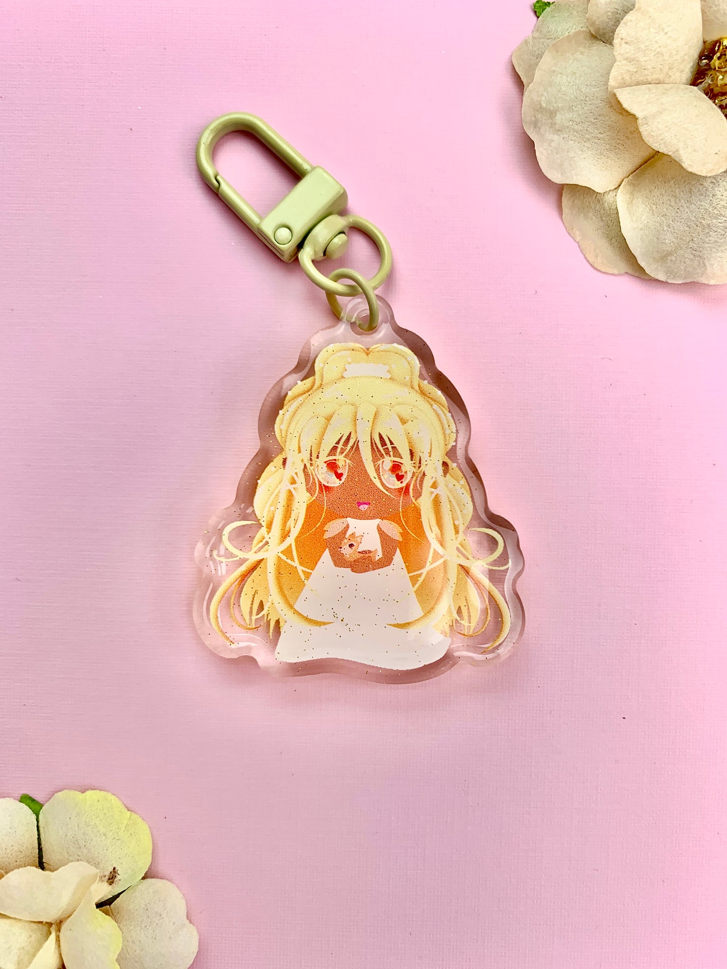 Honey Acrylic Keychain
