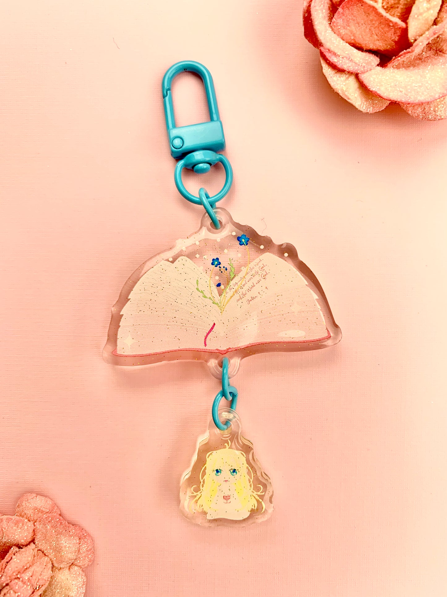 Word of God Bible Study Connected Keychain