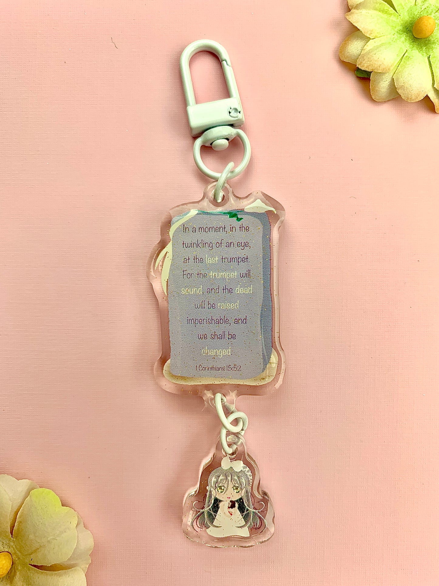 Word of God Raised Connected Keychain