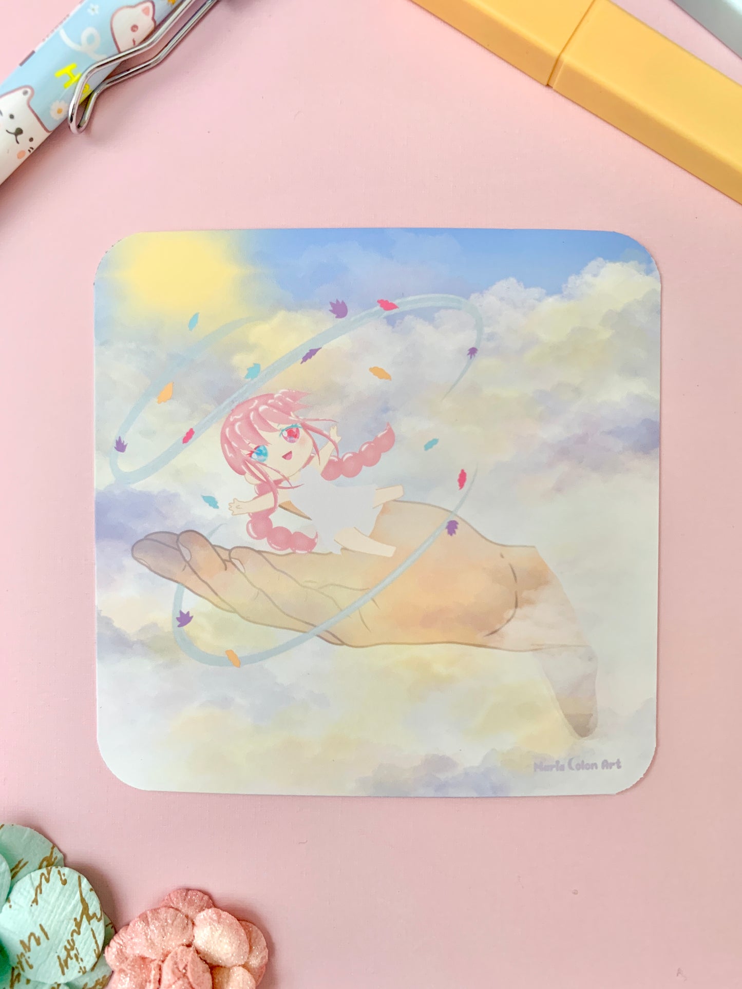 Morning Light Cotton Candy Print