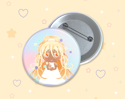 Chibi Sugar Stars Button Badges Set