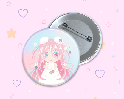 Chibi Sugar Stars Button Badges Set