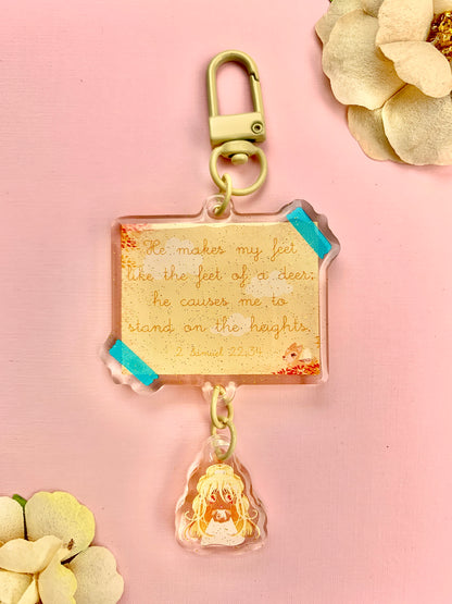 Chibi Word of God Honey Keychain