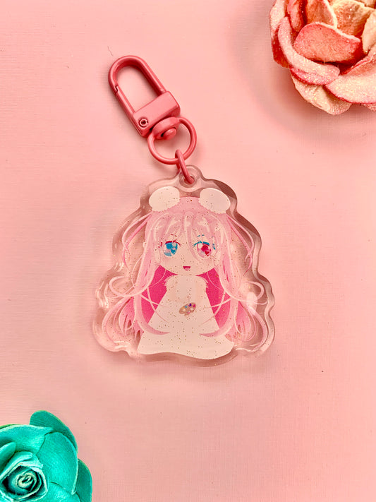 Cotton Candy Acrylic Keychain