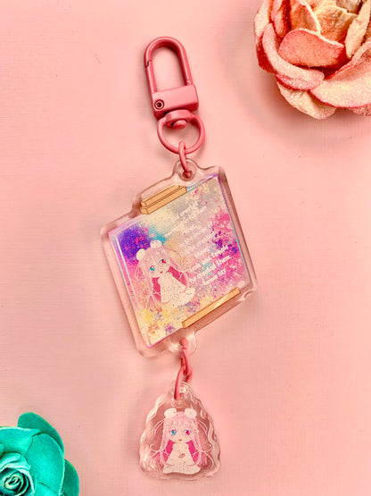 Chibi Word of God Cotton Candy Keychain