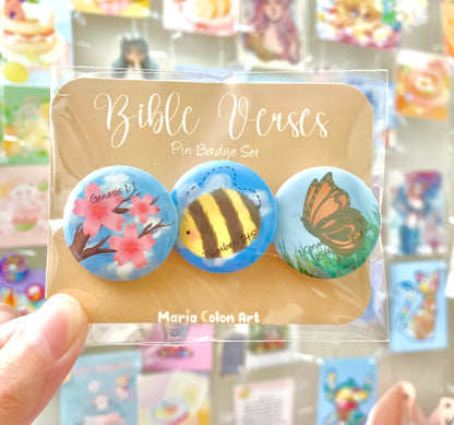 Bible Verses Button Badges