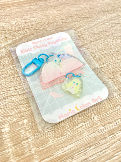 Chibi Word of God Mooncake Keychain