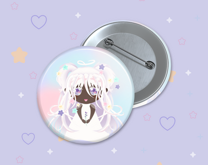 Chibi Sugar Stars Button Badges Set
